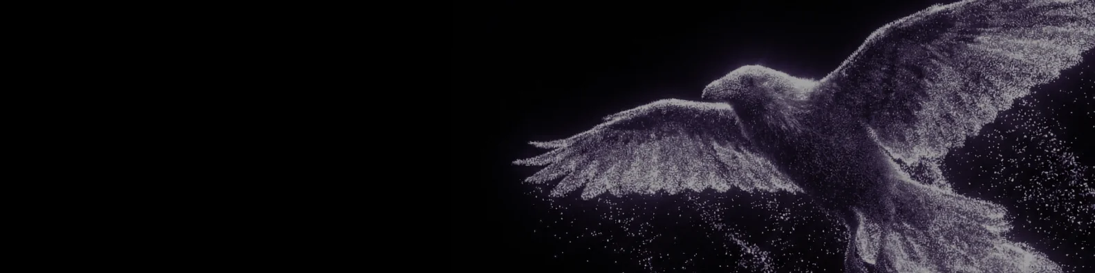 The GOTHS LinkedIn banner: the lockup and a line of stardust on ink.